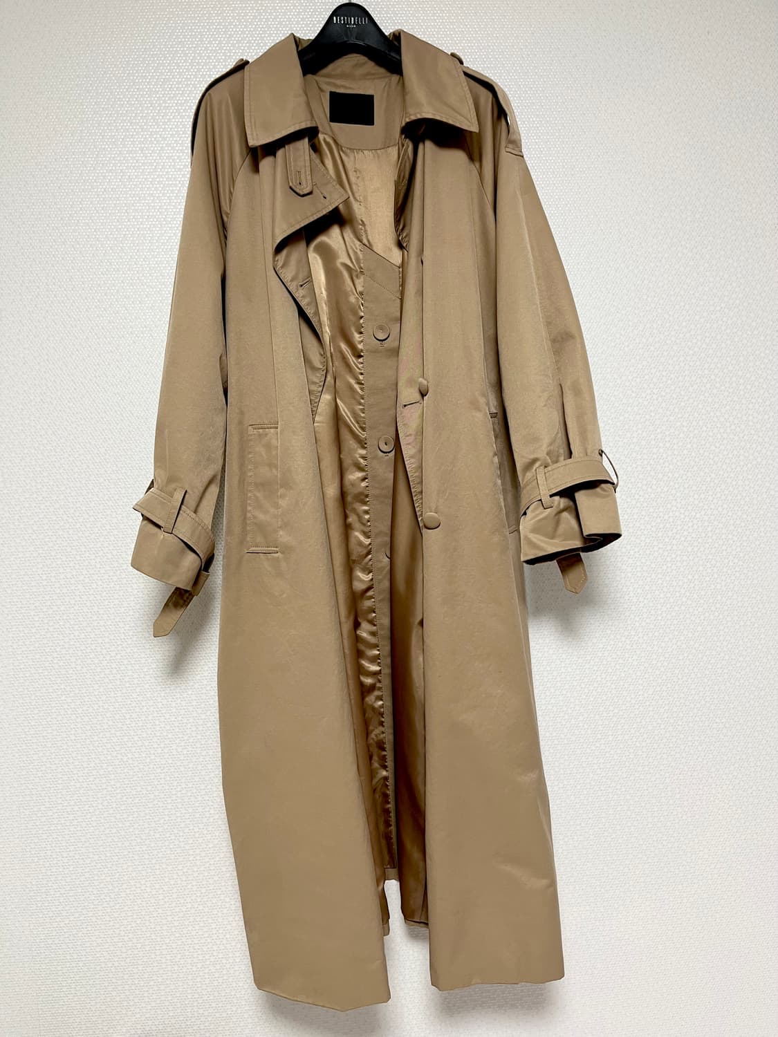 몸빼 롱 트렌치코트 상품이미지7