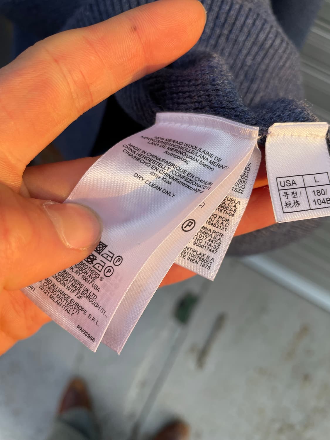 브룩스브라더스 네이비 니트  상품이미지5