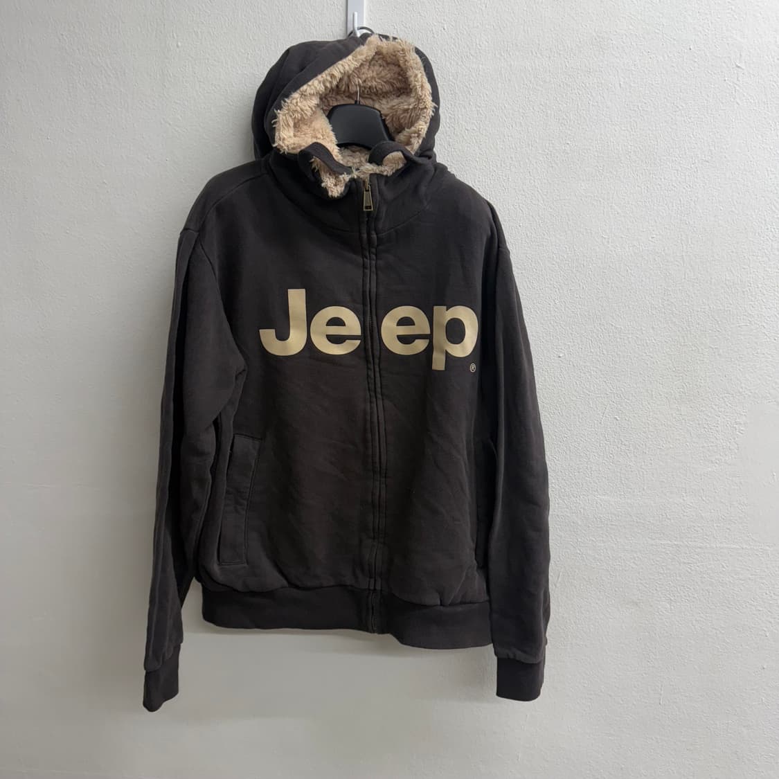 Y2K Jeep 지프 기모 후드 집업 XL 상품이미지1