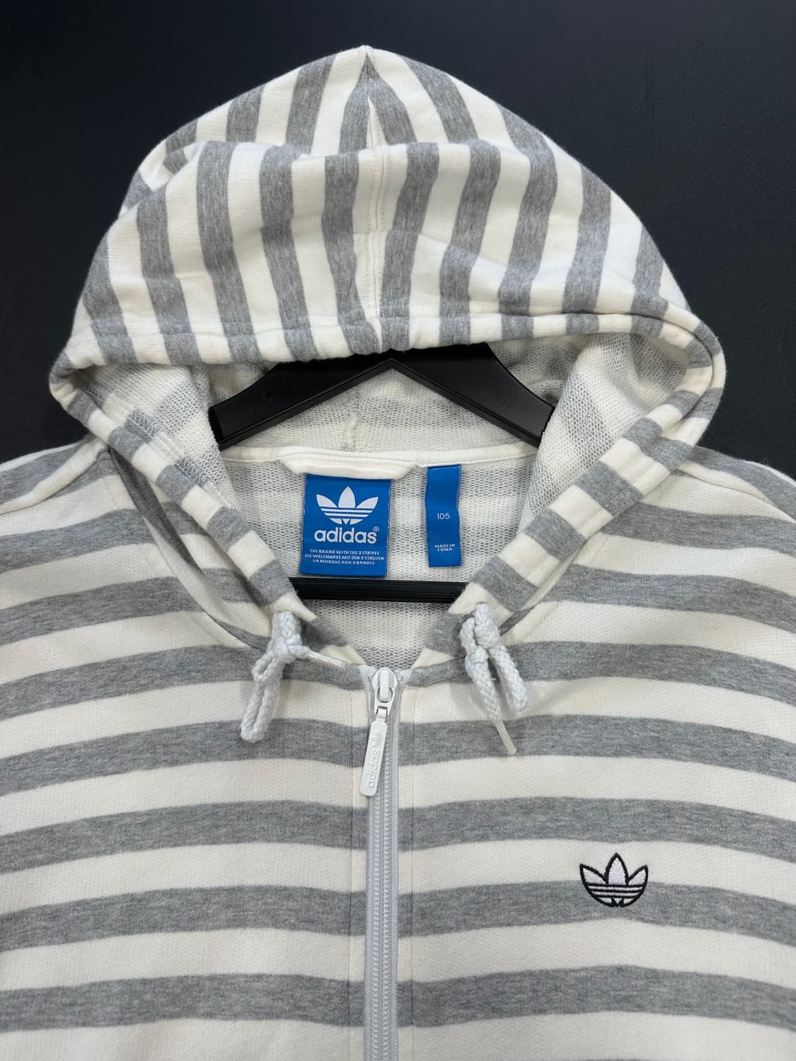 아디다스 자수파이어버드 스트라이프 후드집업 상품이미지6