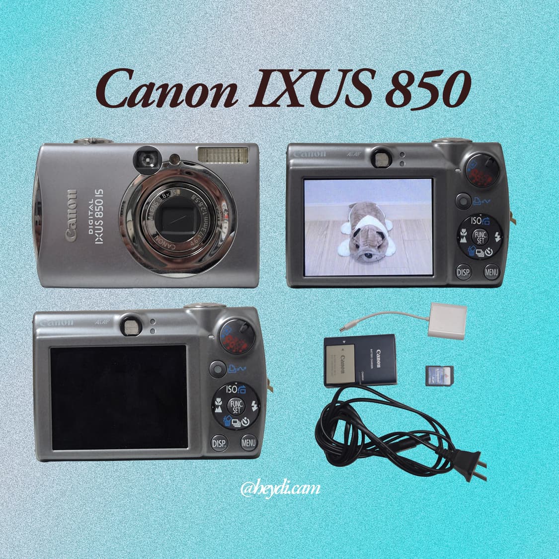 (NCT 재민,니쥬 아야카) 미품급! 캐논 ixus850 ixy900is 상품이미지2