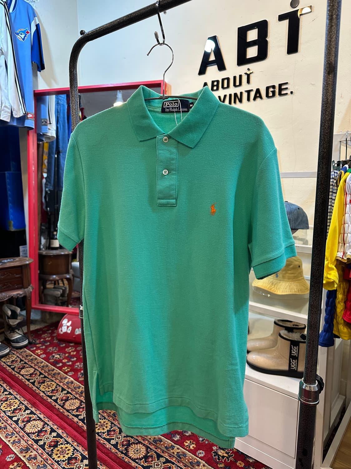 폴로 랄프로렌  반팔 카라티 민트그린 M 상품이미지1