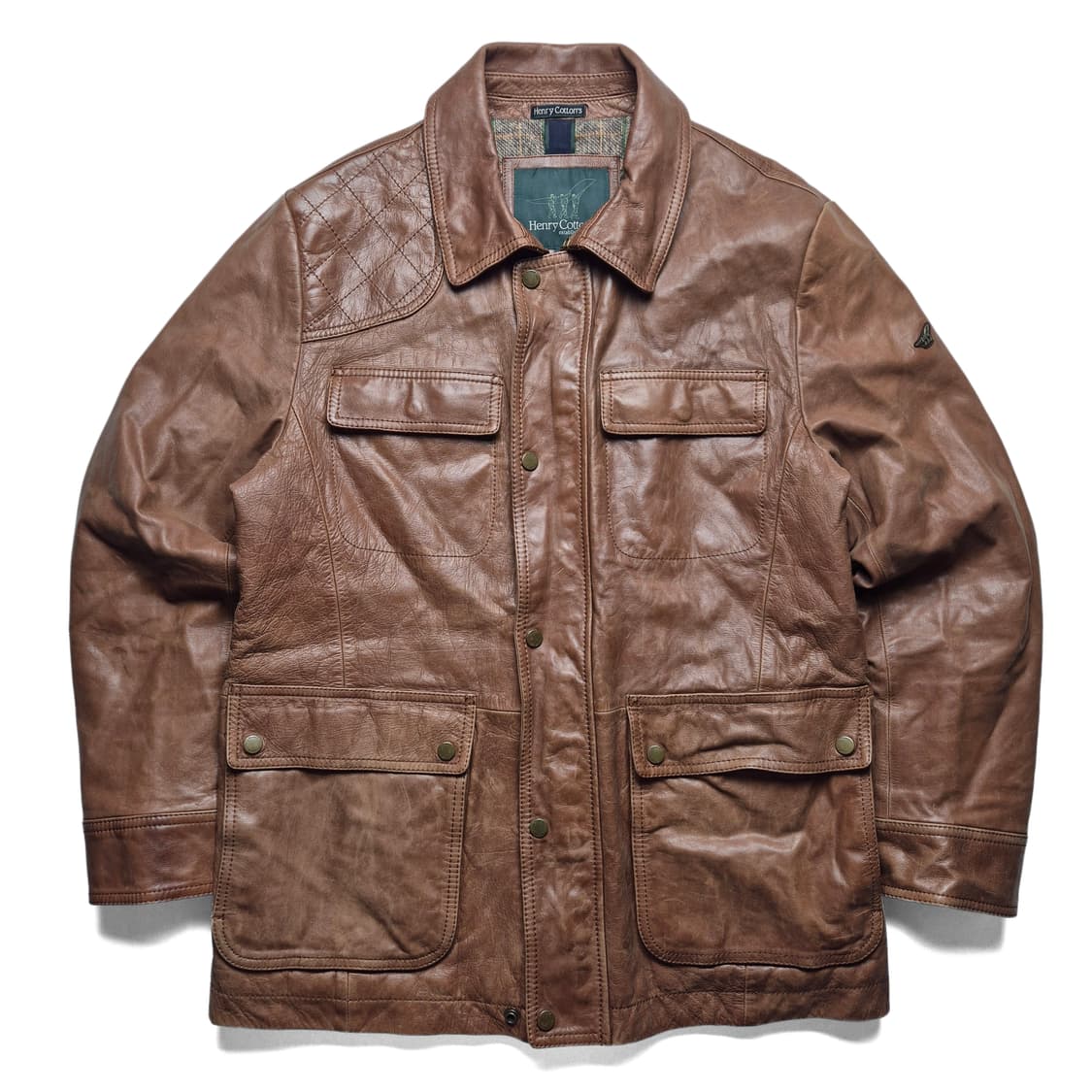 [L] 헨리코튼 염소가죽 필드자켓 상품이미지3