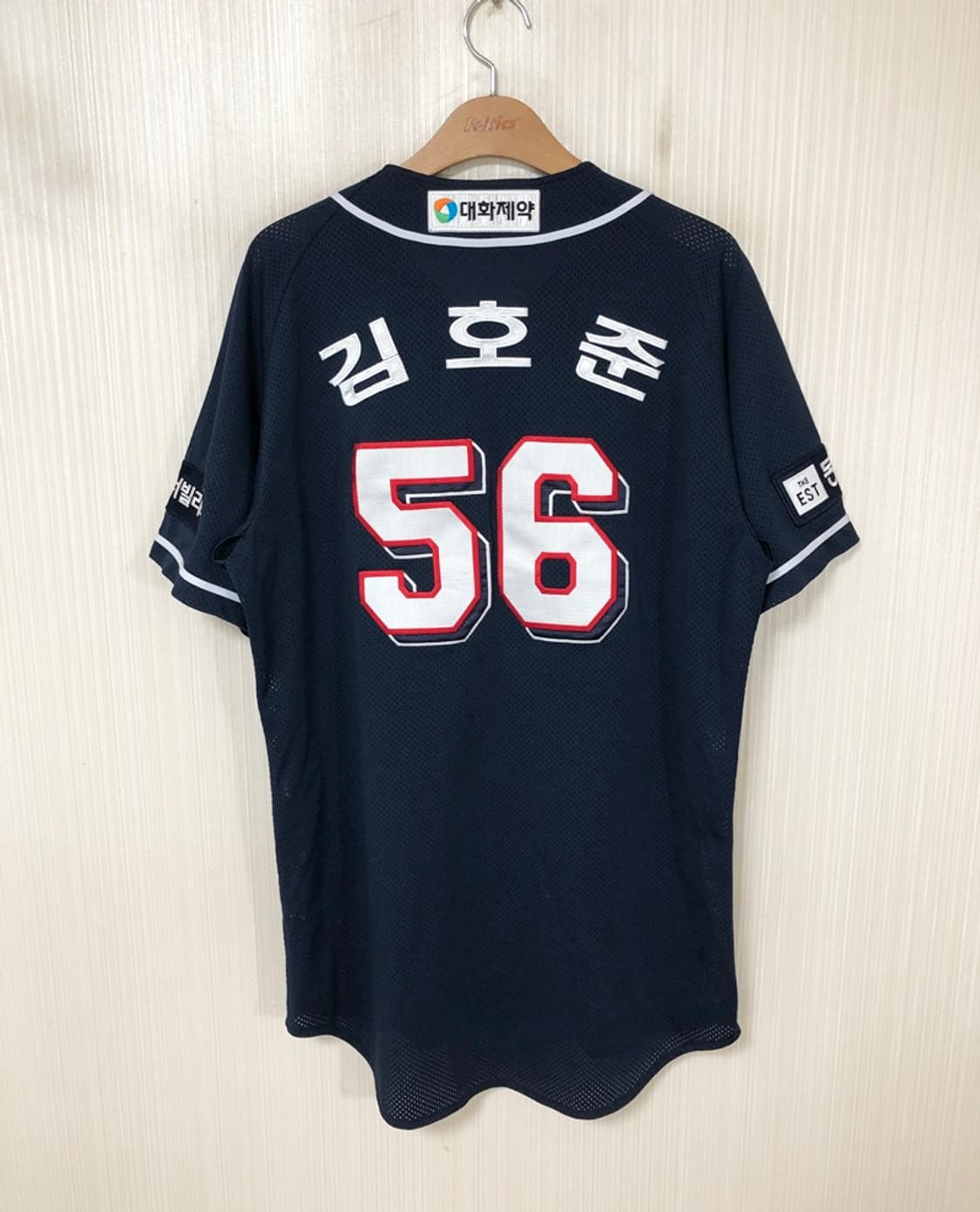 KBO 필라 두산베어스 선수실착 원정유니폼/져지 #56 김호준 상품이미지7