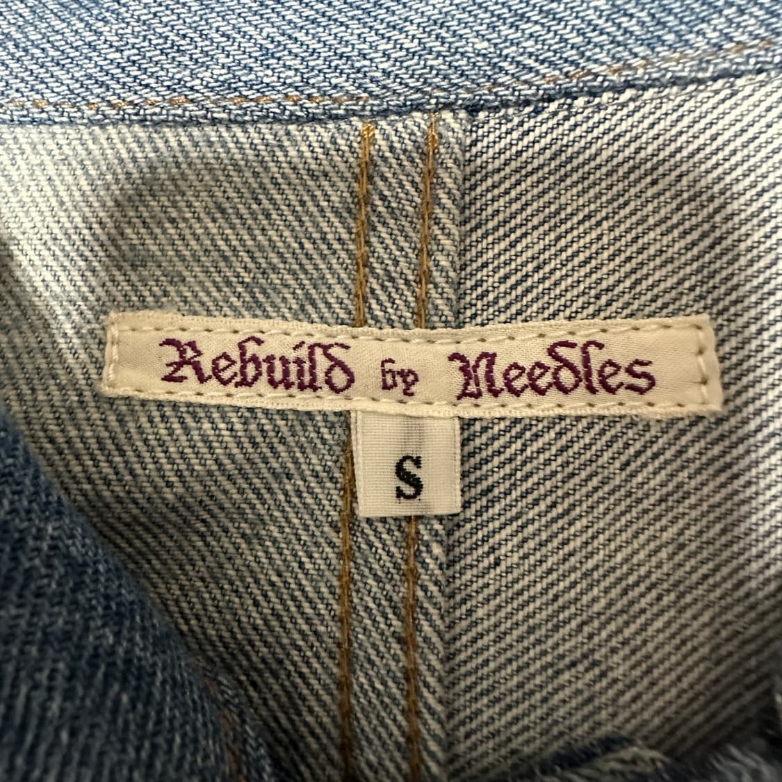 REBUILD BY NEEDLES denim jacket 상품이미지4