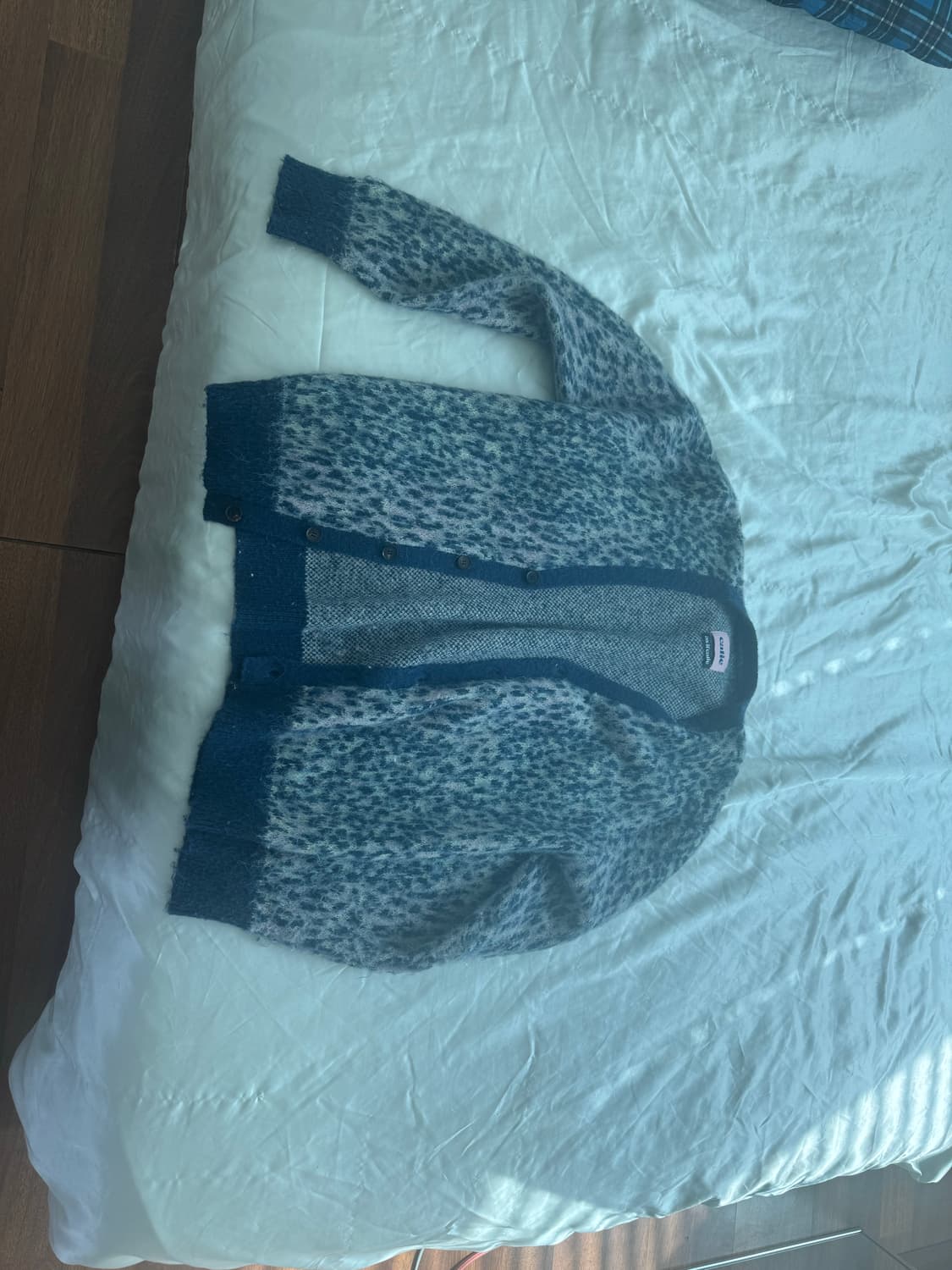 애즈이프캘리 가디건 블루 상품이미지1