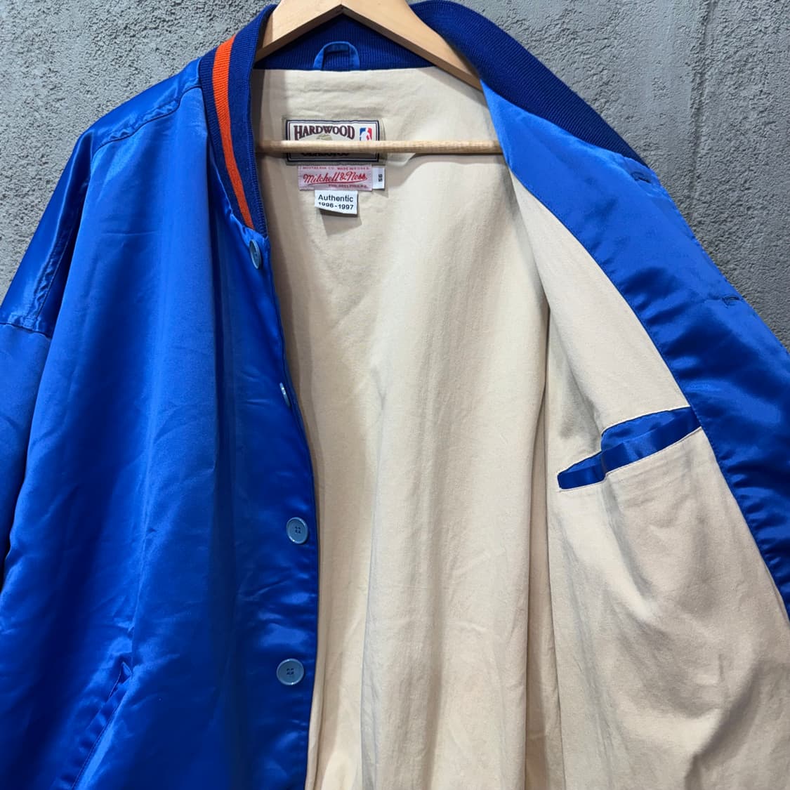 90s 미첼앤네스 뉴욕닉스 바시티 자켓 made in KOREA (3XL 상품이미지5