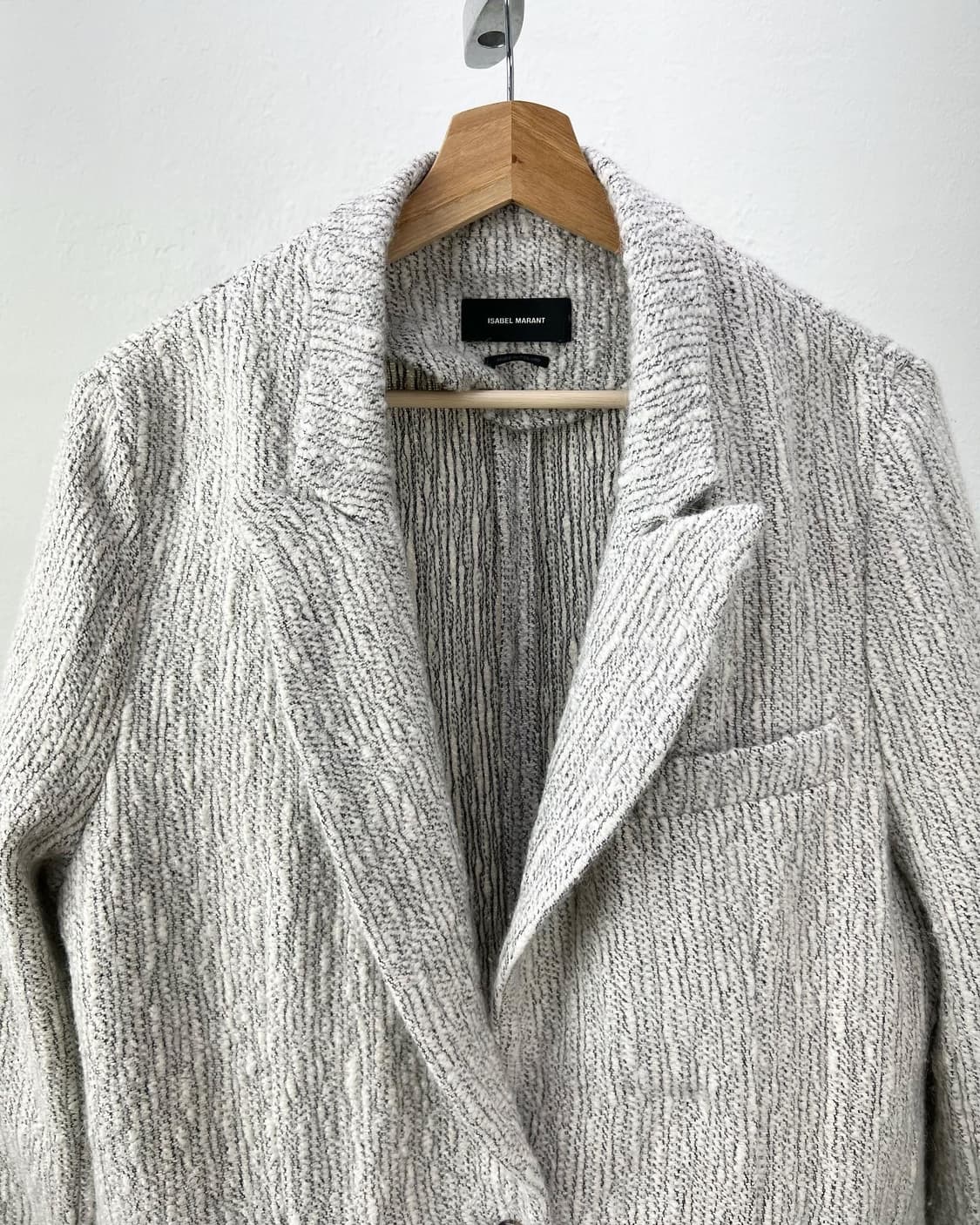 이자벨 마랑 그레이 알파카 싱글 블레이져  상품이미지4
