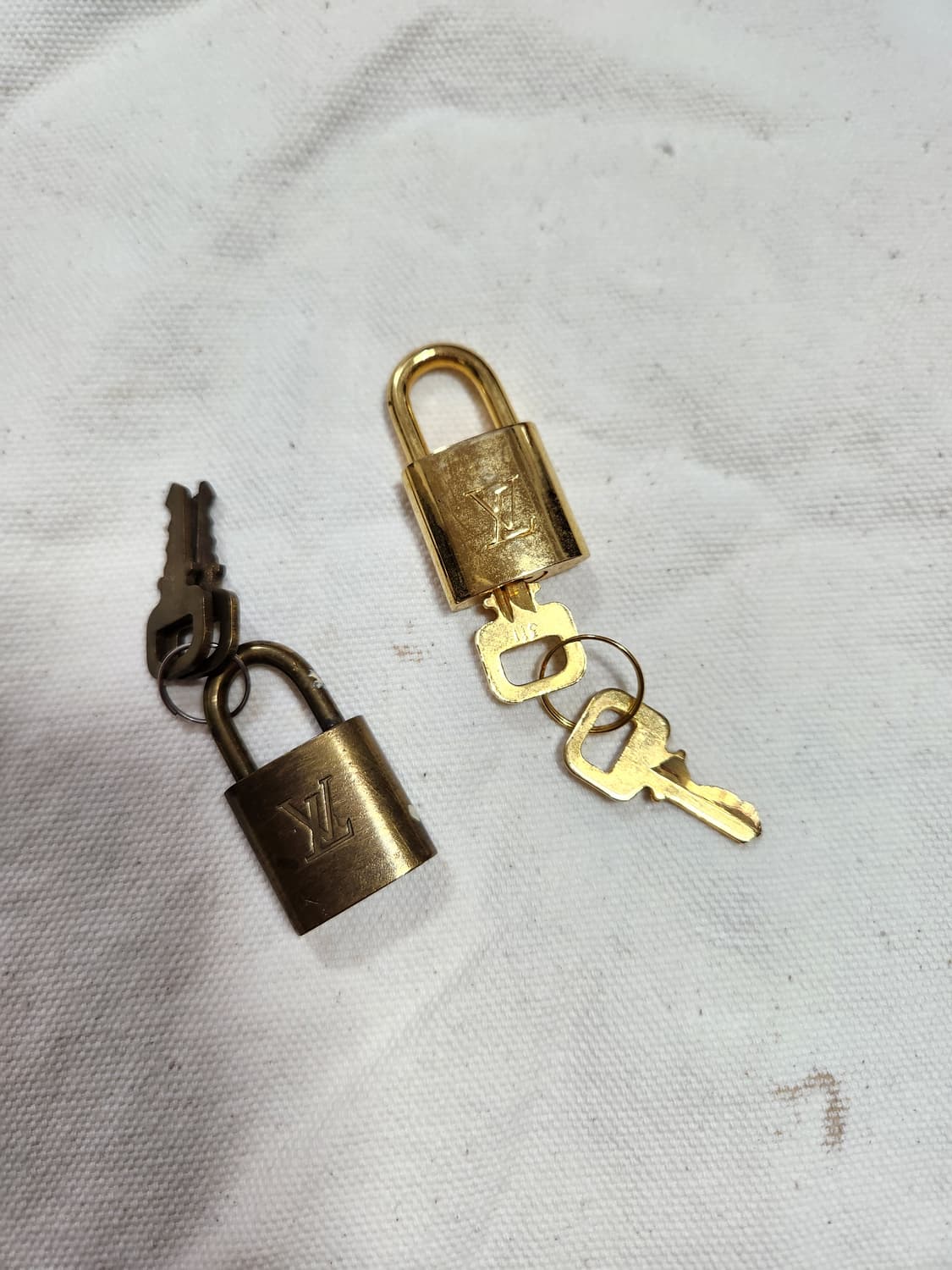 가방 자물쇠/열쇠 세트 골드 브론즈 상품이미지1