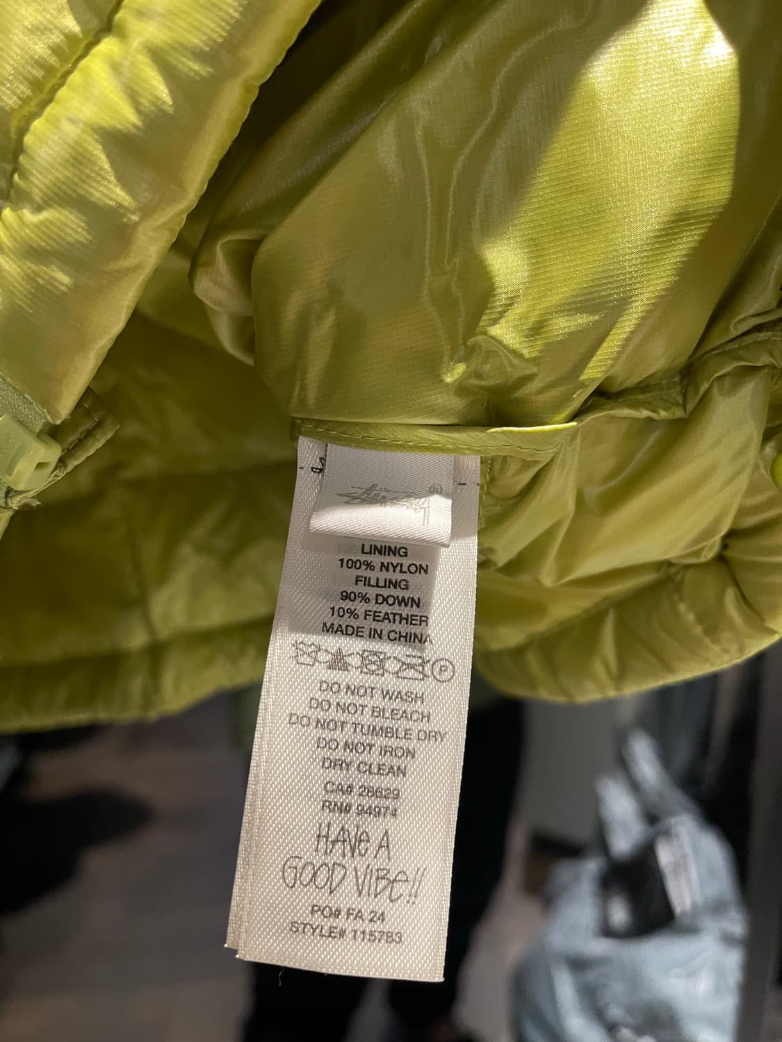 스투시 미드웨이트 후드패딩 상품이미지4