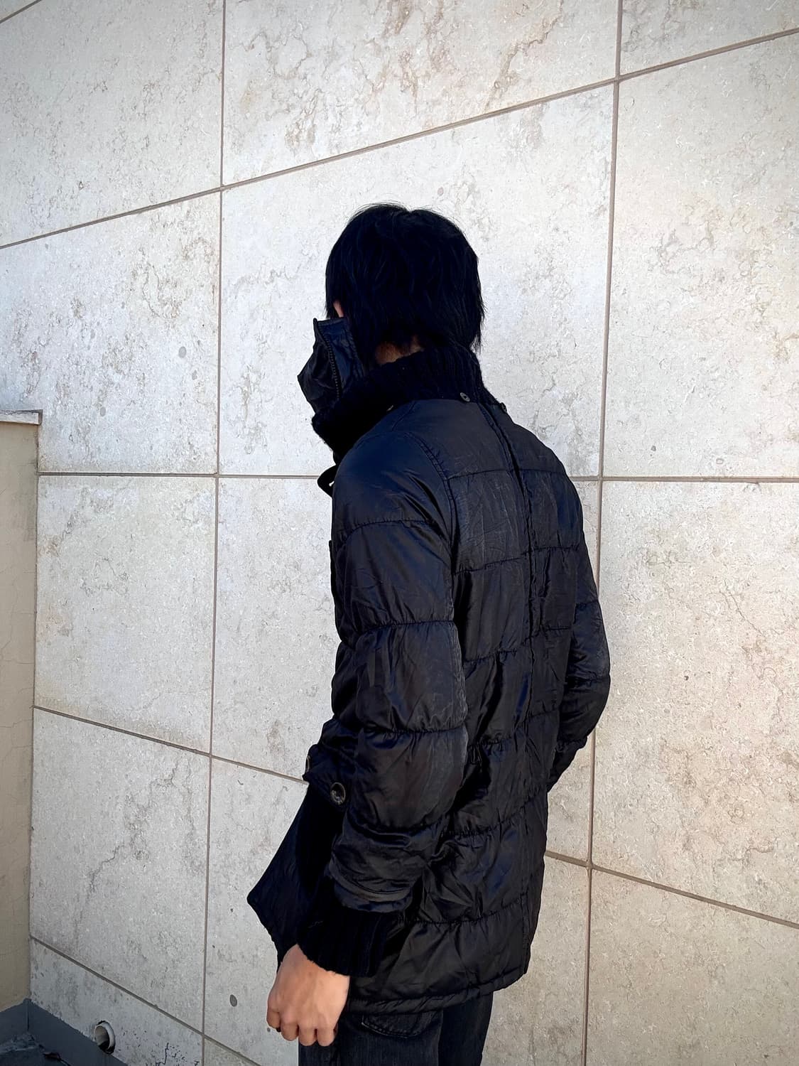 Rare Design Draped Padded Side Zip Detai 상품이미지4