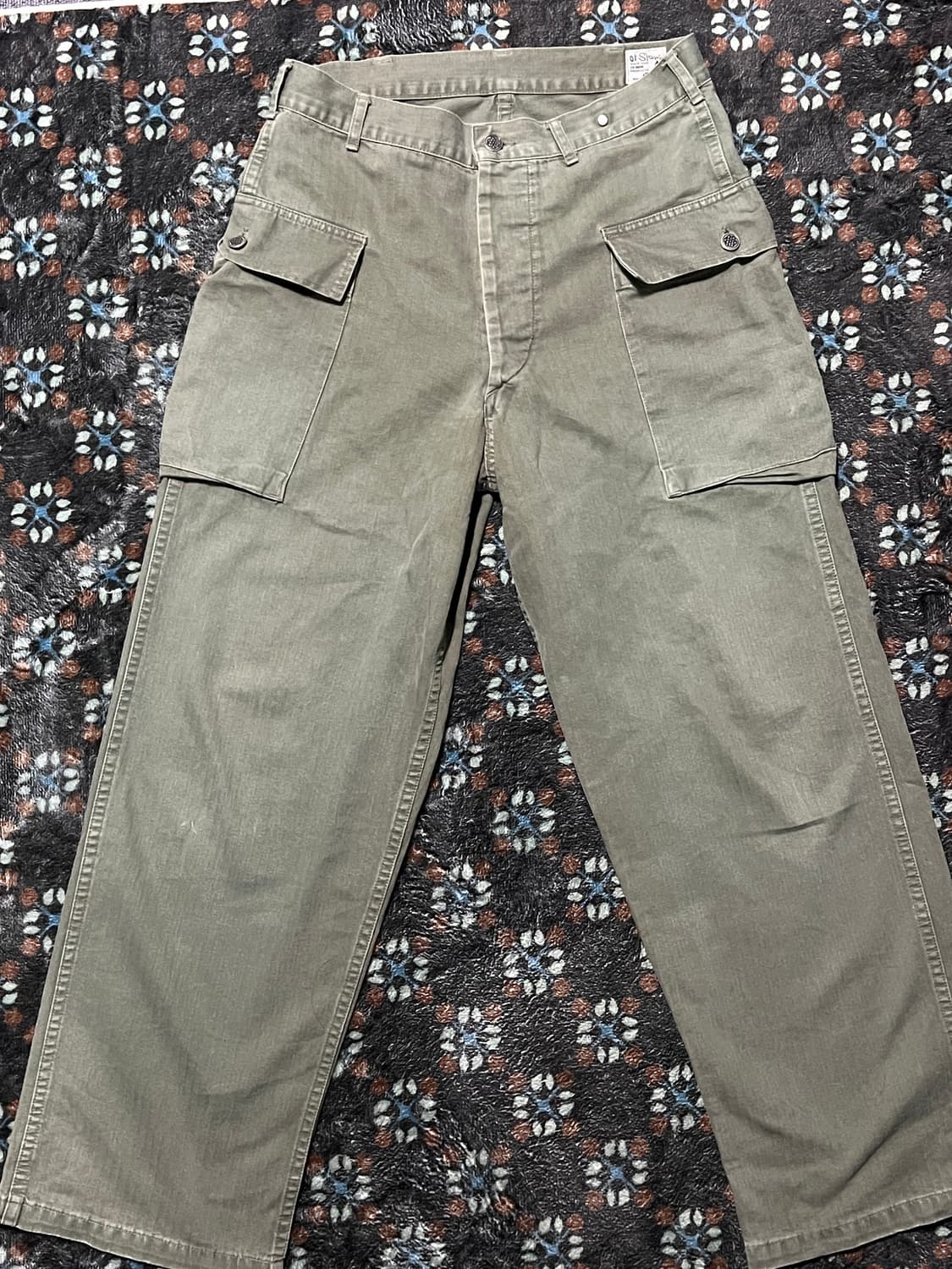 오어슬로우 40s 헤링본 프렌치 아미 팬츠 m 상품이미지1