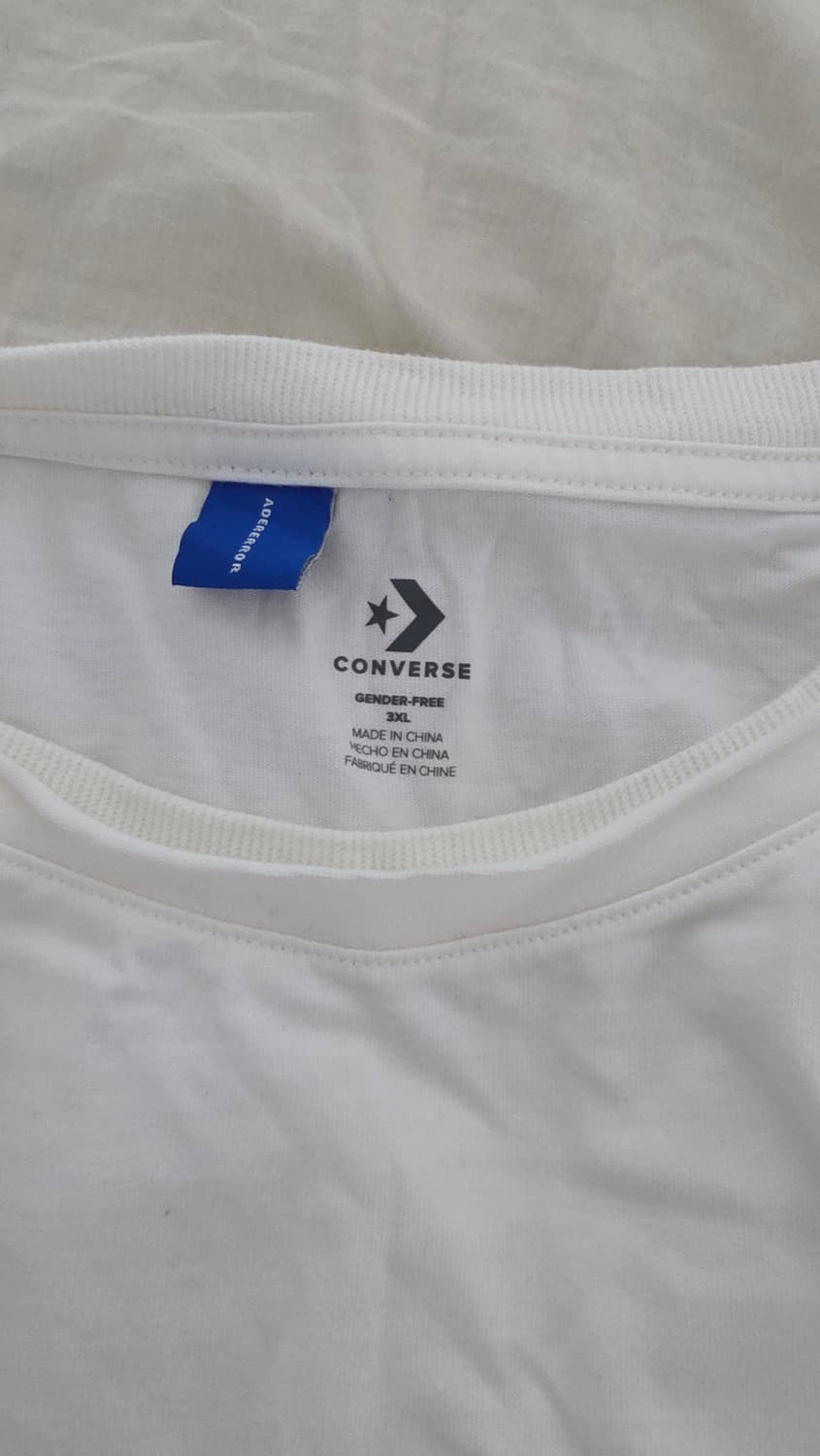 컨버스 x 아더에러 쉐입스 티셔츠 클라우드 댄서 3XL 상품이미지3