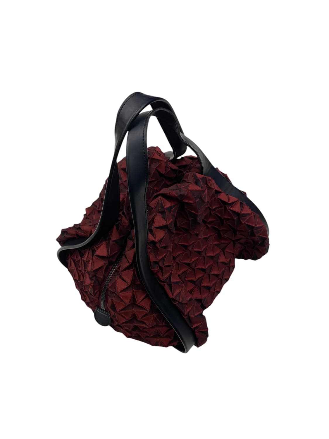 이세이미야케 주름 딥레드 플리츠백 상품이미지3