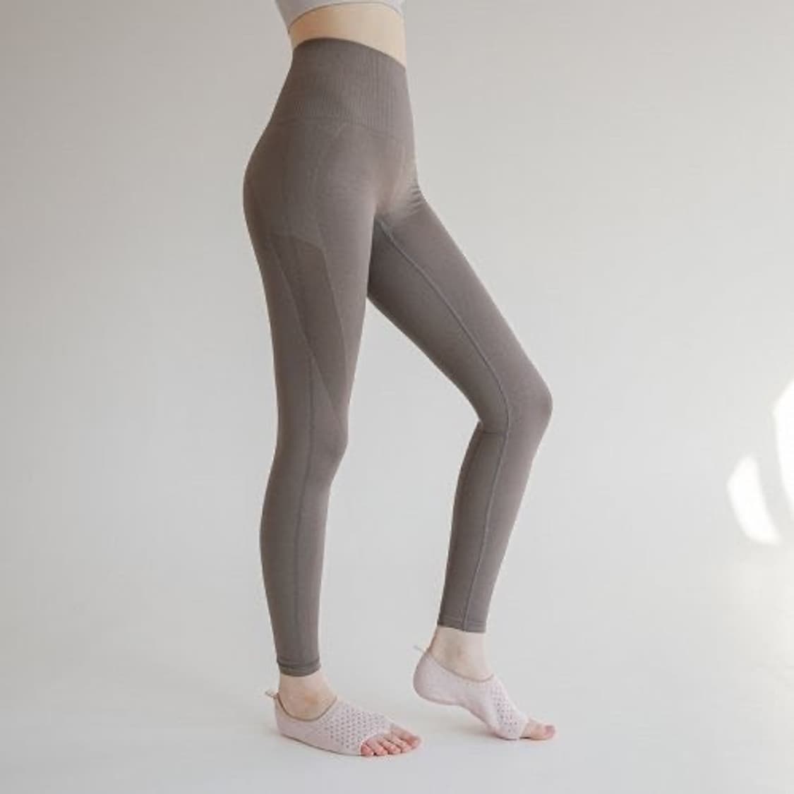 단스킨(DANSKIN) 만트라 렉스 레깅스 샌드그레이 상품이미지1