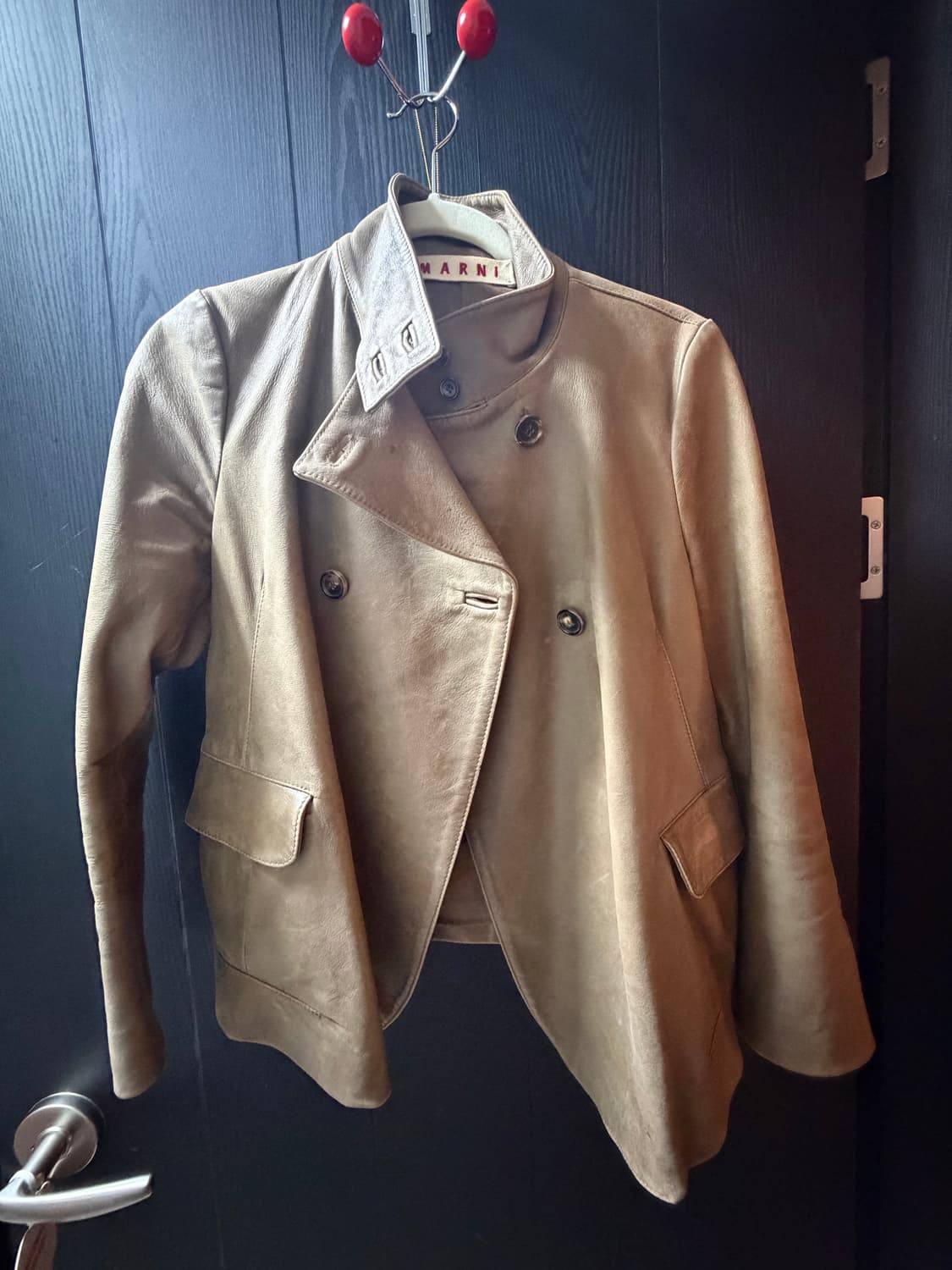 마르니 레더 자켓 상품이미지2