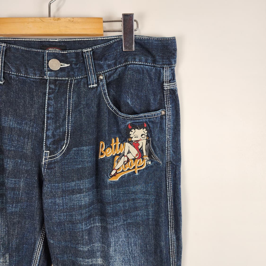 BETTY Boop 자수데님팬츠 상품이미지3