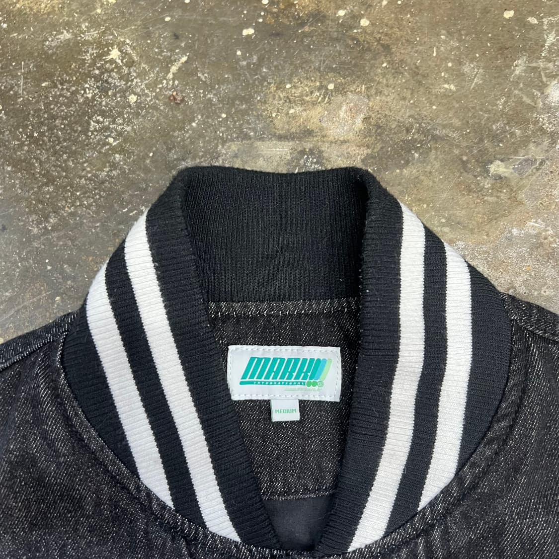 100) 마크엠 데님 바시티자켓 스타디움자켓 야구점퍼 상품이미지4