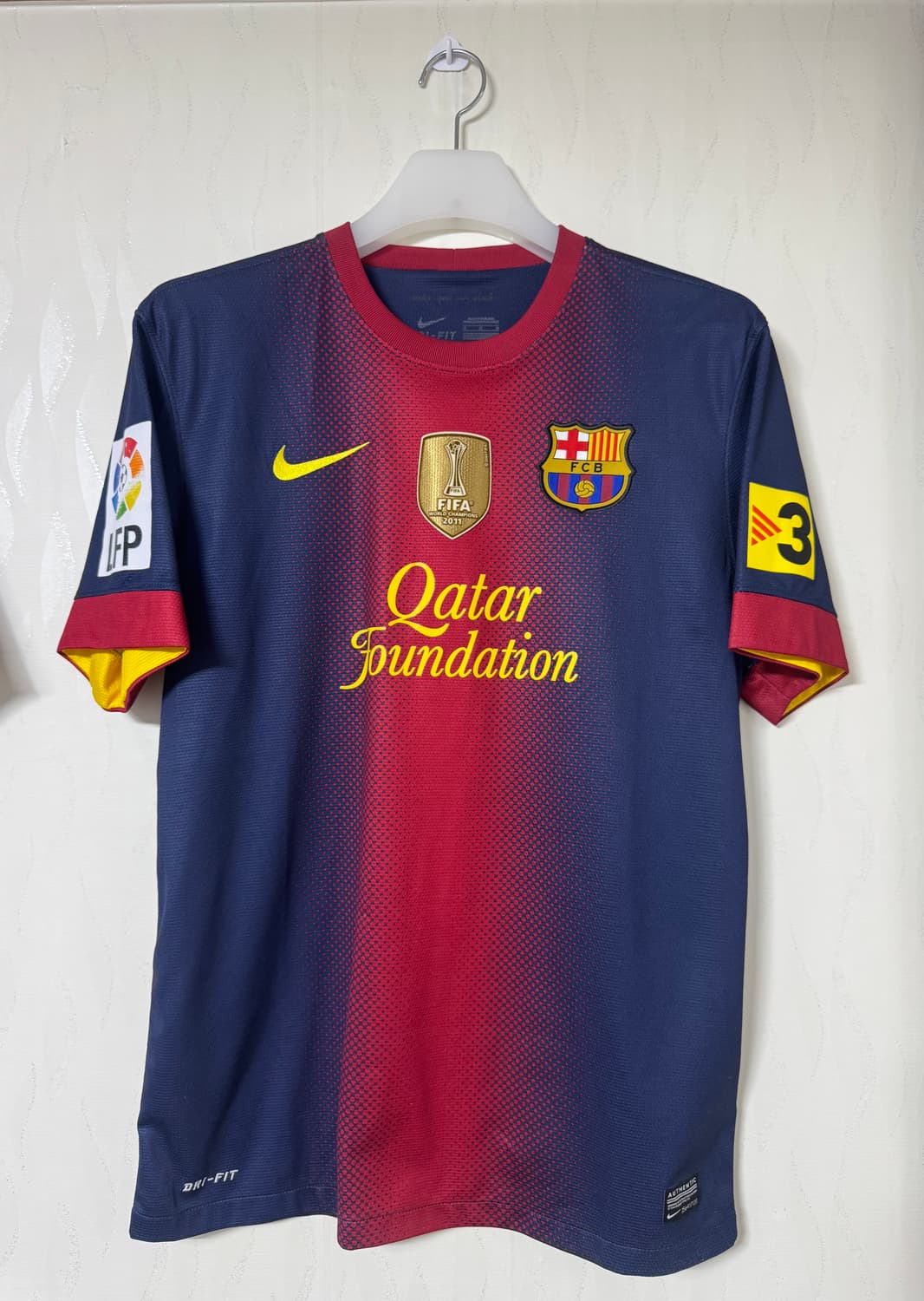 12-13 바르셀로나 홈 No.7 다비드 비야 상품이미지1