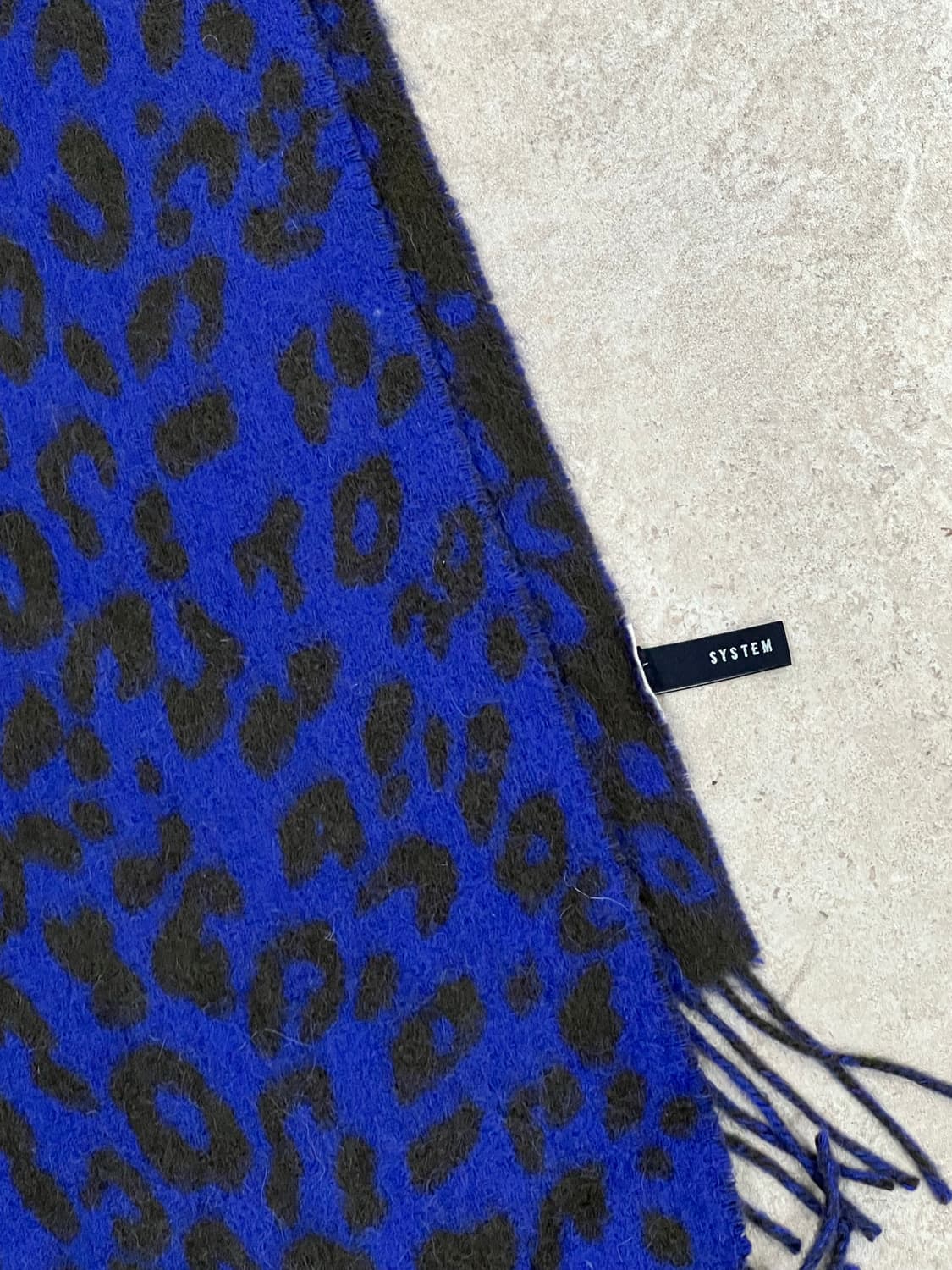 시스템 레오파드 머플러 상품이미지3