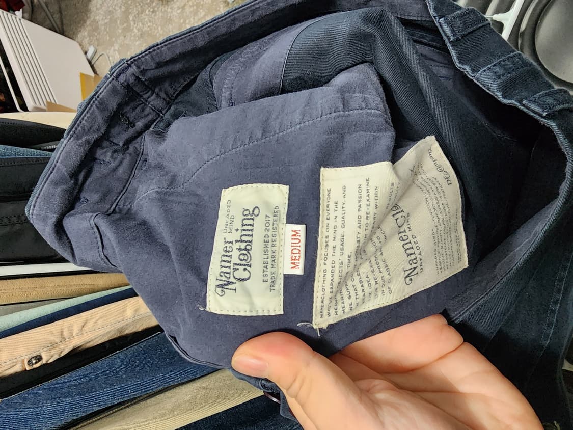 네이머 클로딩 아메카지 트라우져 팬츠 상품이미지7