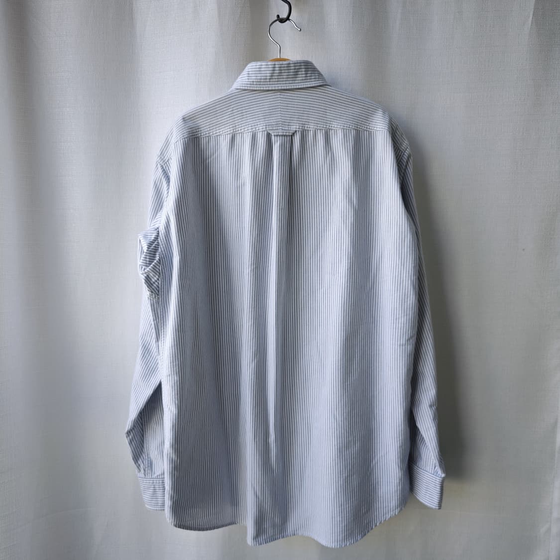 노스페이스 나나미카 퍼플 라벨 스트라이프 옥스포드 셔츠 블루 M 상품이미지6