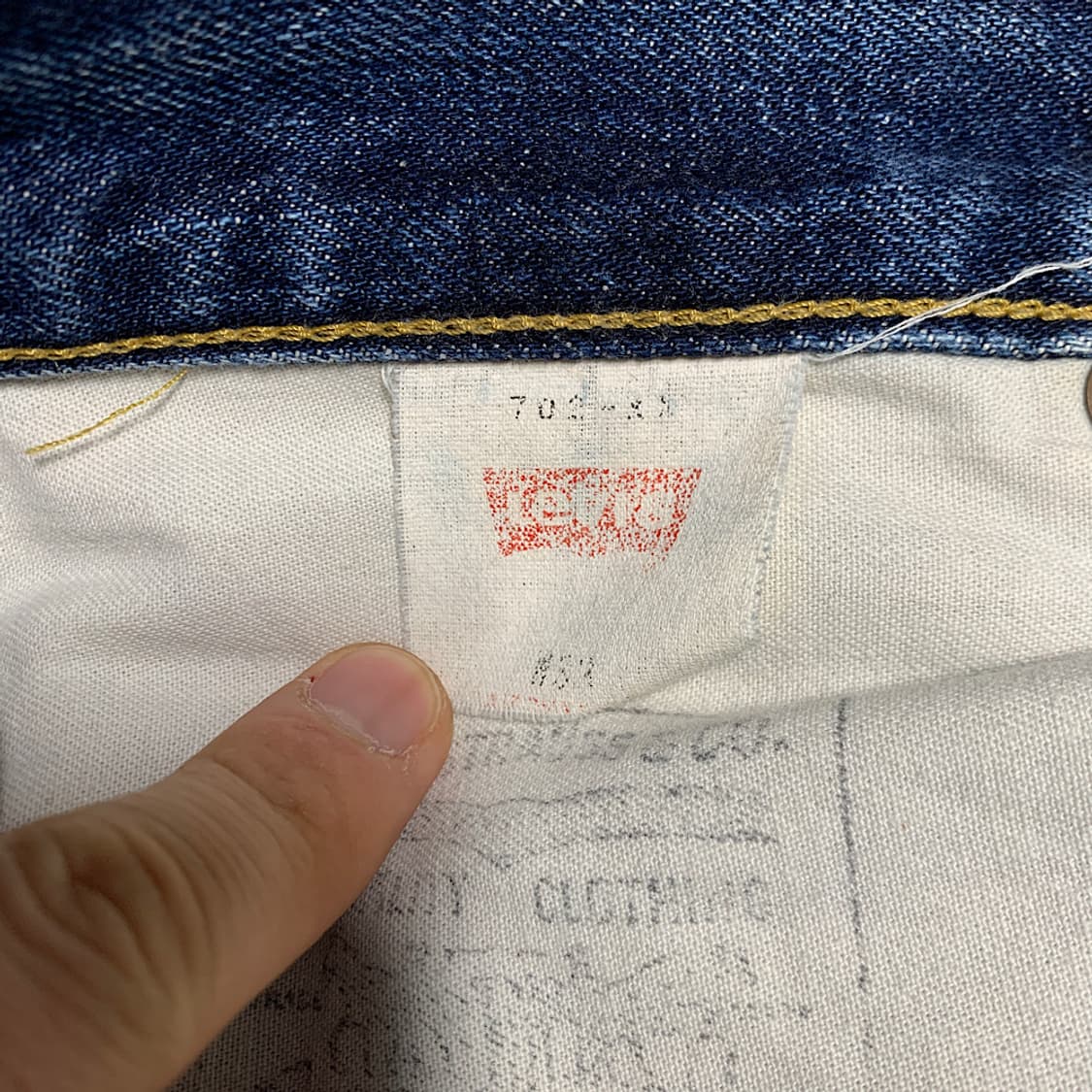 리바이스 lvc 702 신치백 702XX 데님팬츠 32 상품이미지4