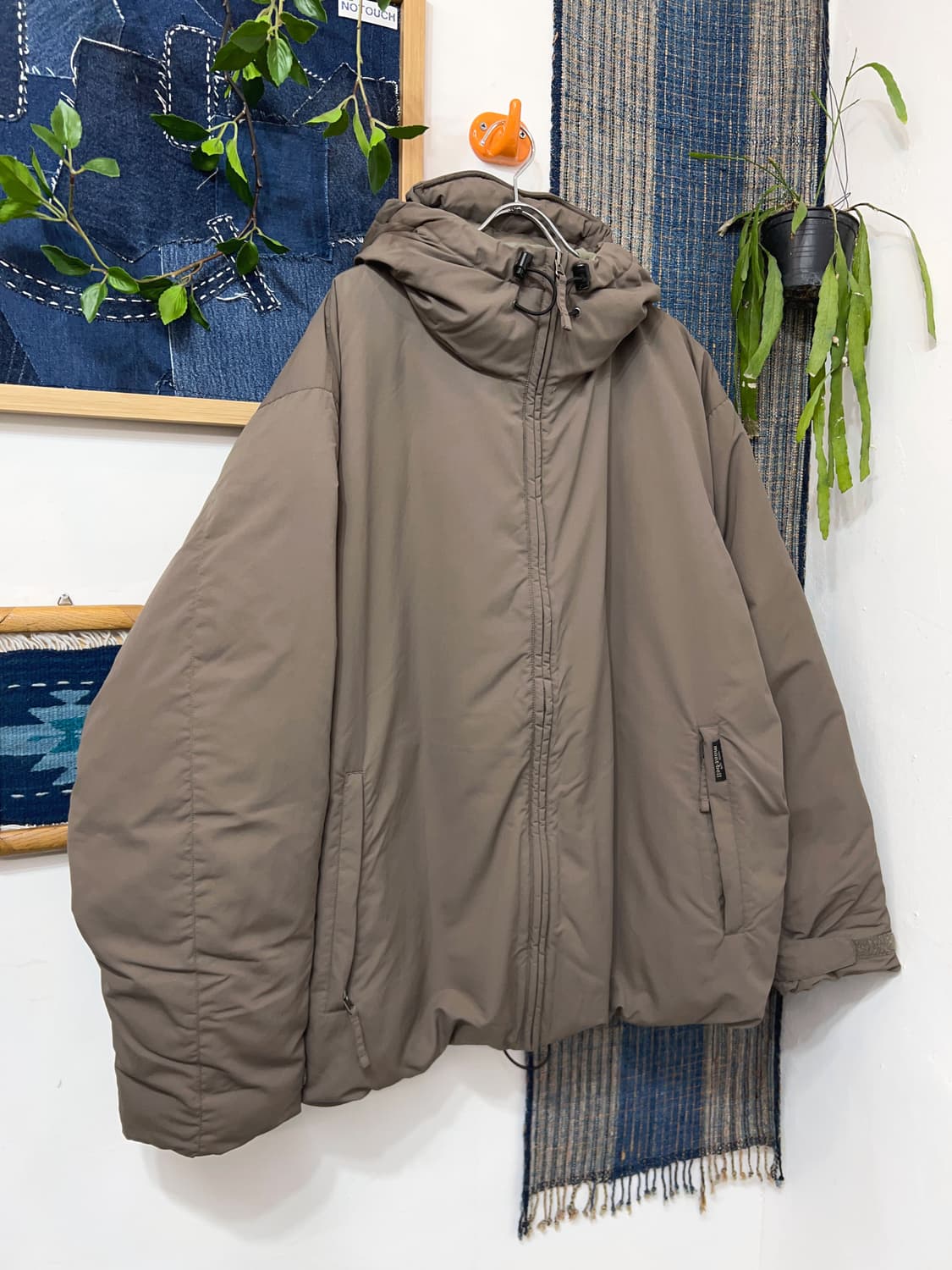 00's Montbell Puff Hoodie Brown 상품이미지10