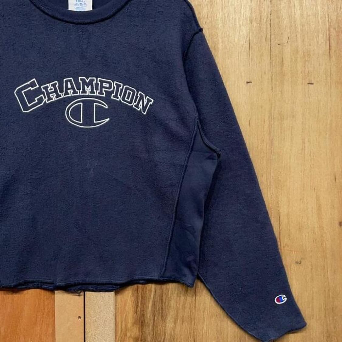 챔피온 블루택 인사이드 아웃 리버스위브 맨투맨 (M)  상품이미지2