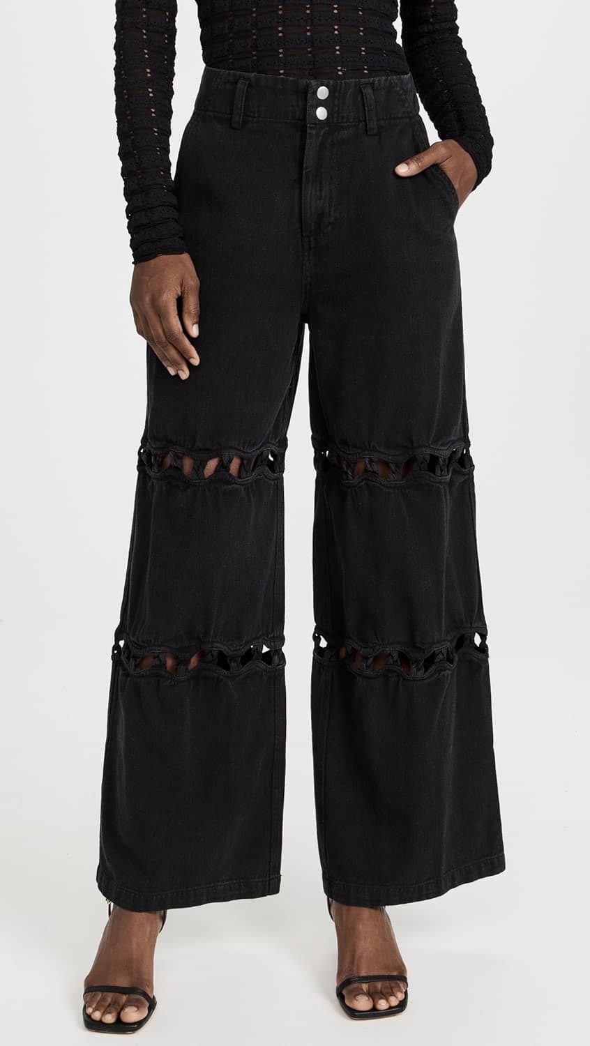 (정품)씨뉴욕 SEA NY 블랙 데님팬츠 상품이미지2