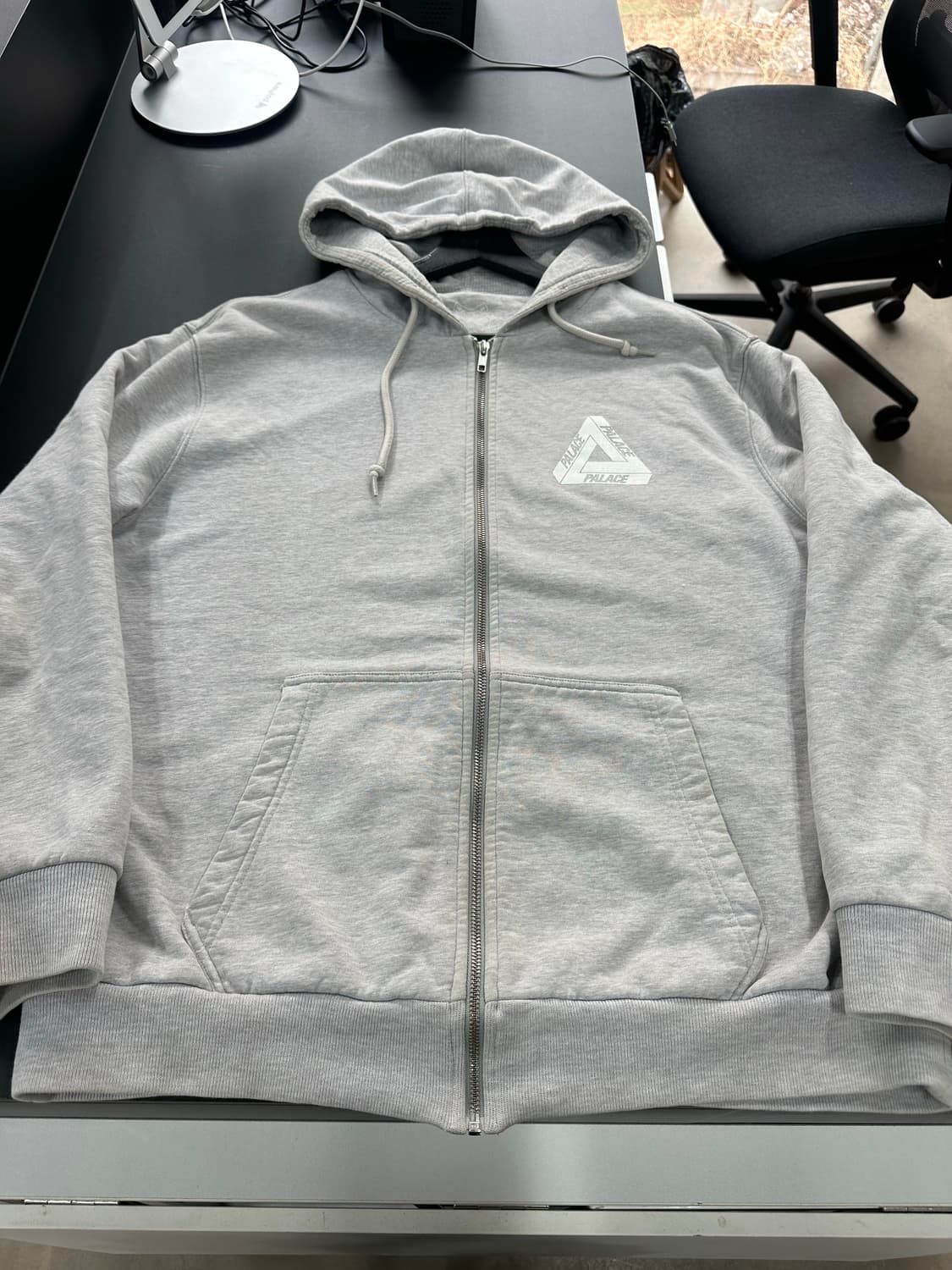 팔라스 코튼 후드자켓 멜란지그레이 상품이미지4