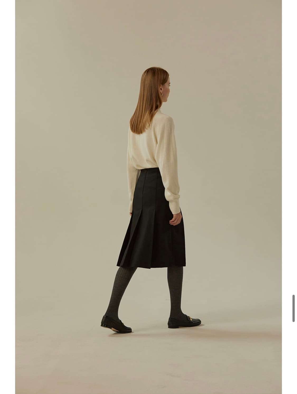 망고매니플리즈 CLASSIC PLEATS SKIRT(블랙. S) 상품이미지3