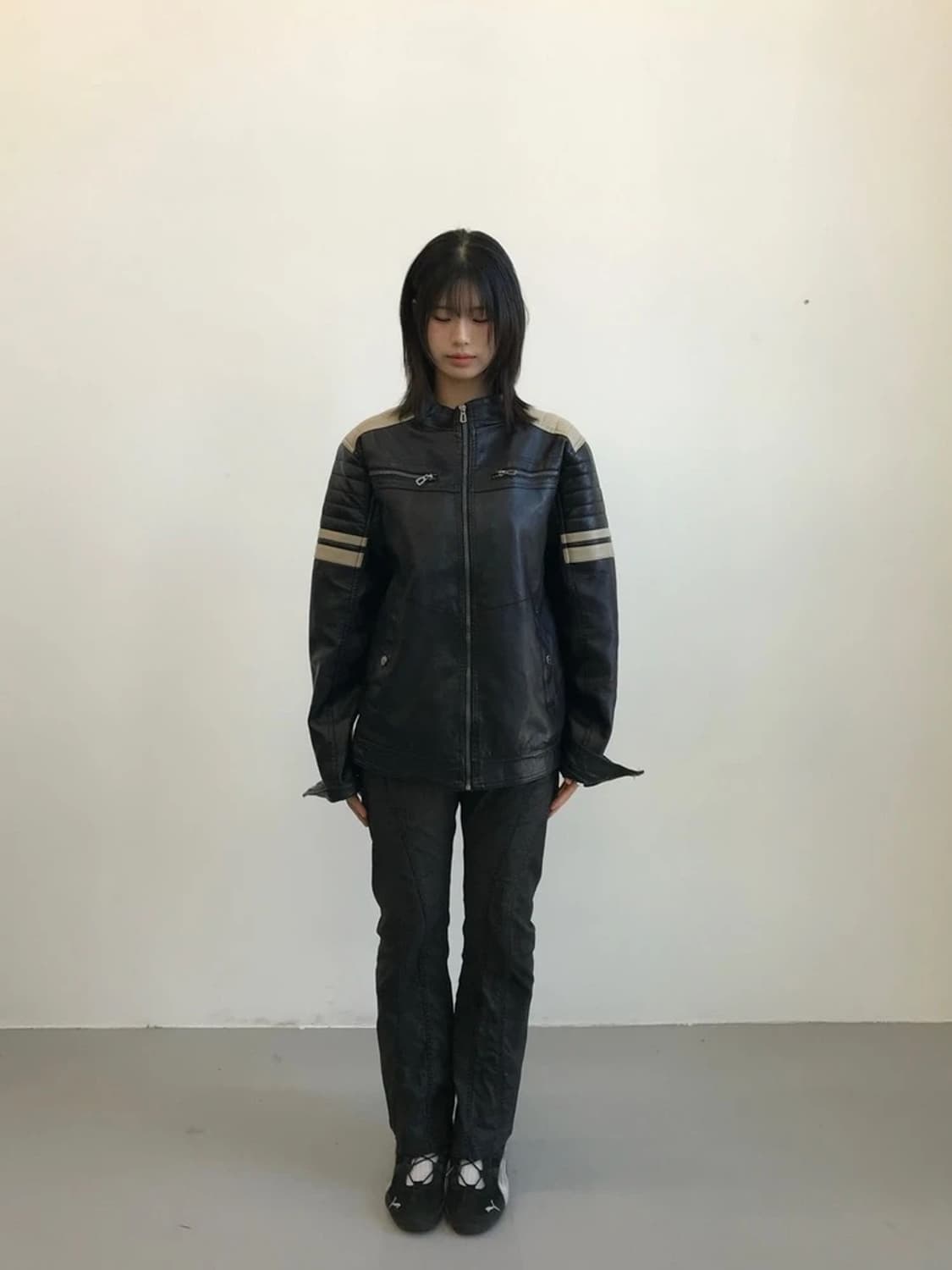 00's Distortion Rider Leather Jacket 상품이미지1