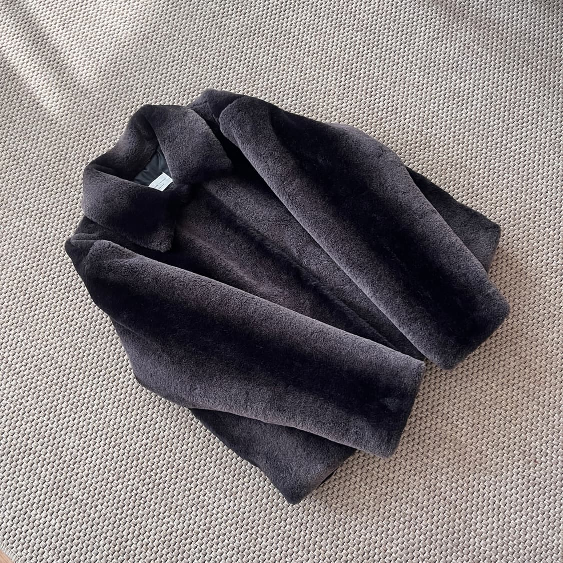 데이도어 소프트 패턴 퍼 자켓 상품이미지2