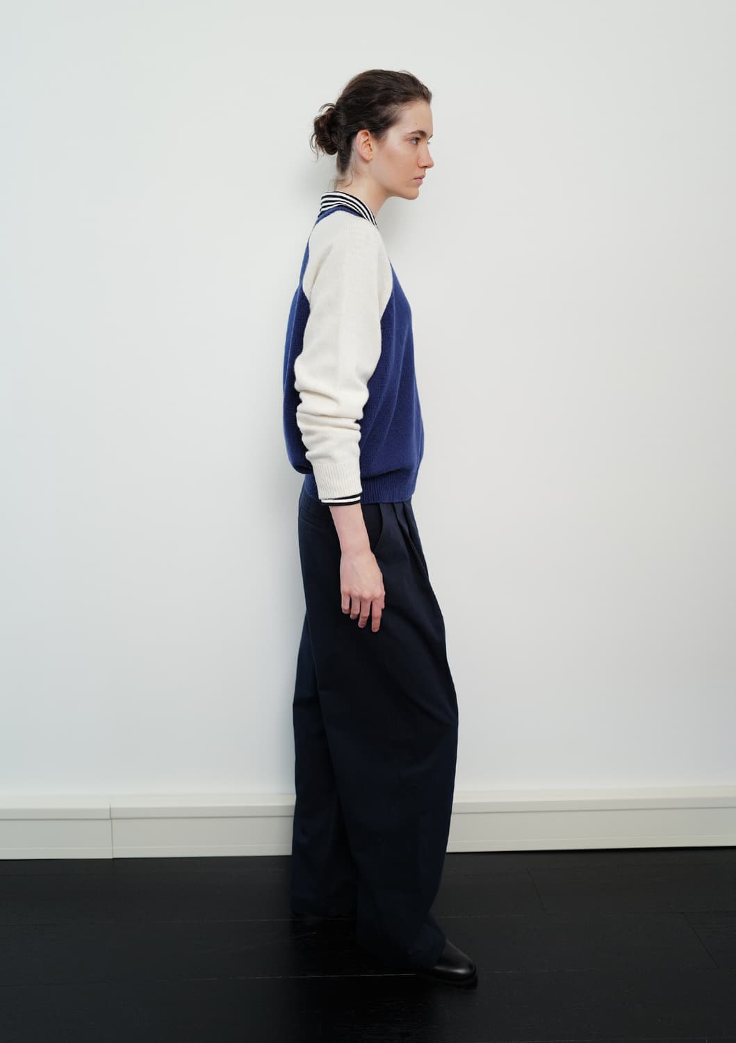 문달 태드 나그랑 니트 네이비 - raglan knit UNISIZE 상품이미지1