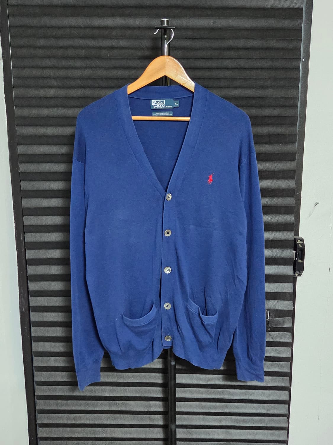 [폴로 랄프로렌] 피마 코튼 V넥 가디건 | 00192 상품이미지1