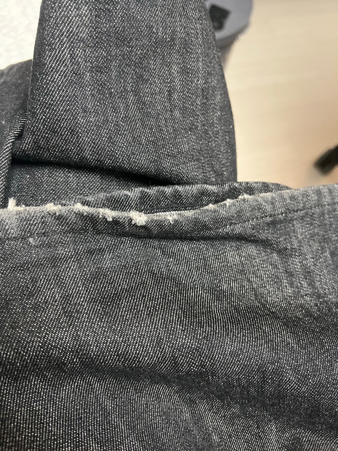 유스 엑스트라 와이드 워시드 블랙 M 상품이미지8