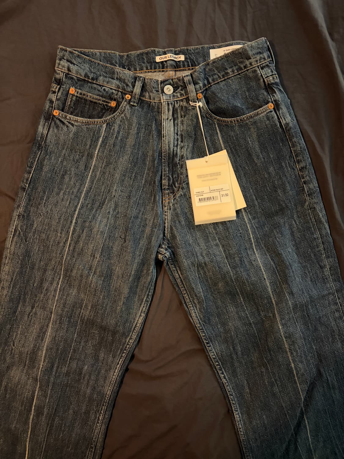 아워레가시 원 블루넵 worn blue nep 써드컷 상품이미지2