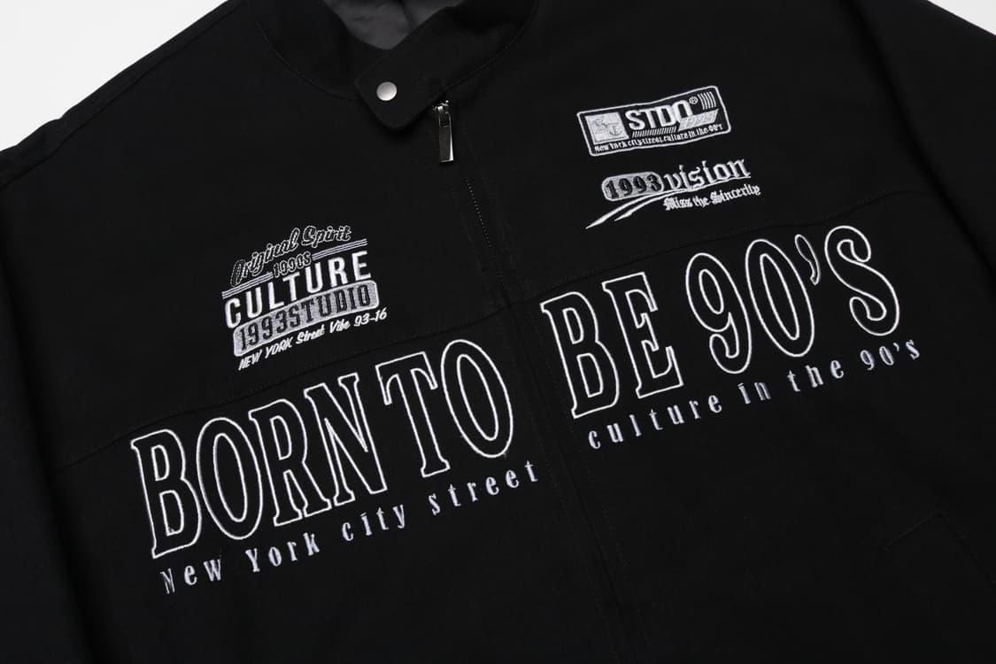 [L] 1993스튜디오 빈티지 코튼 트윌 바이커 자켓 상품이미지2