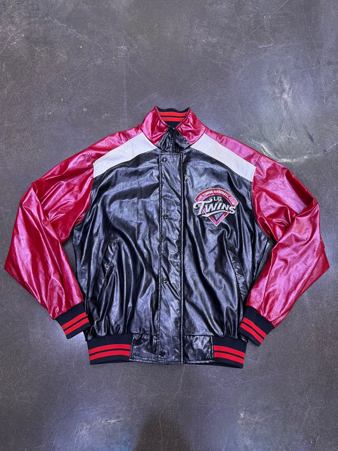 ATC LG 트윈스 유광 야구점퍼 KBO 벤치자켓 L 상품이미지1