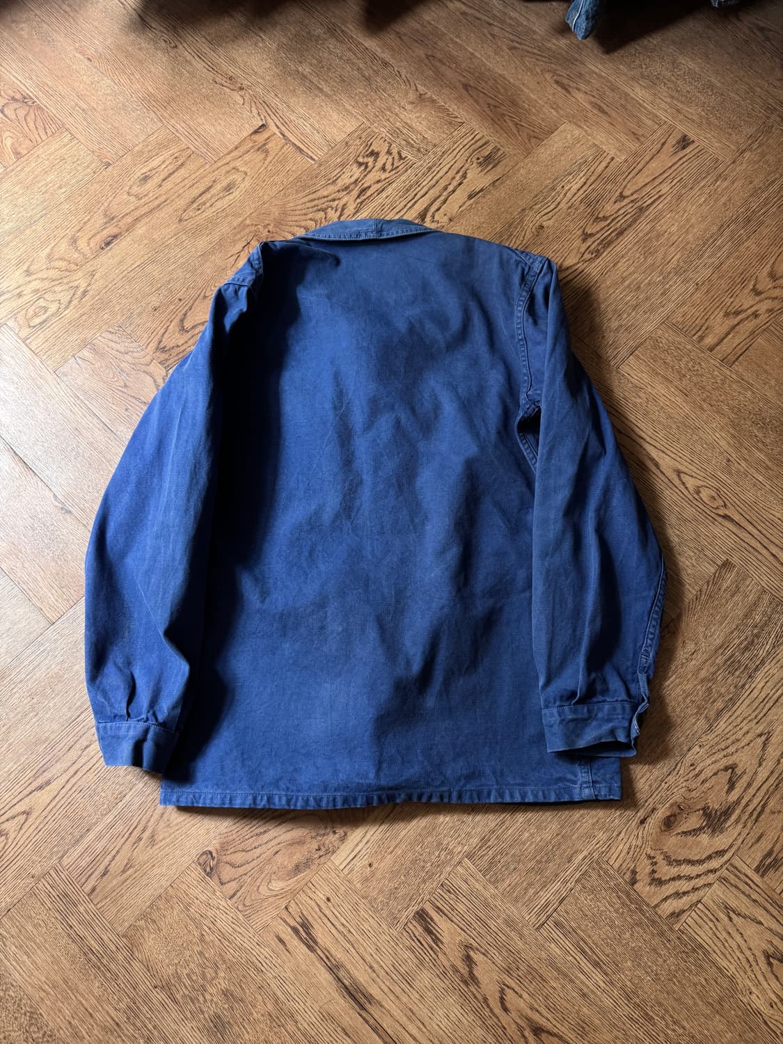 [M]6~70's 빈티지 페이딩 프렌치 워크 자켓 상품이미지6