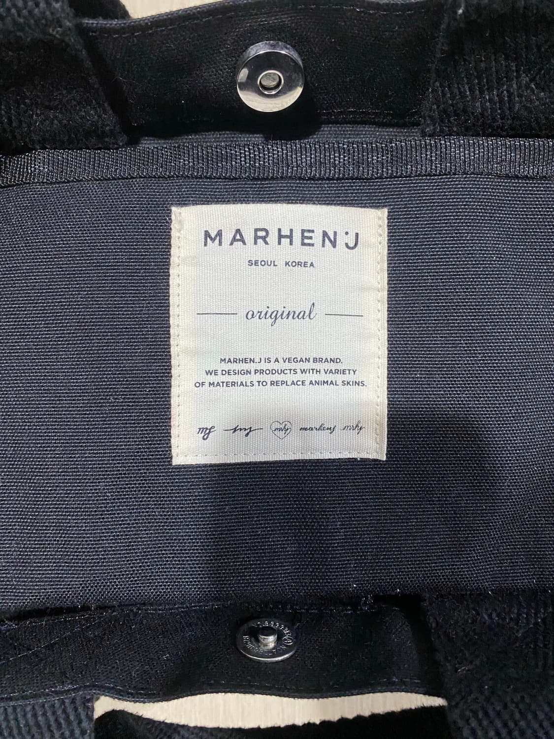 마르헨제이 리코백 올블랙 상품이미지4