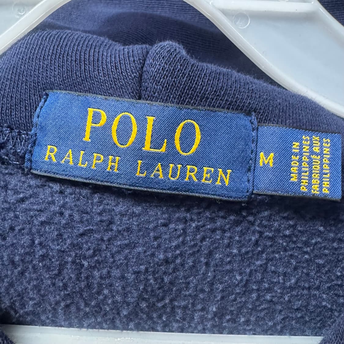 폴로 스펠아웃 네이비 후드티 상품이미지4