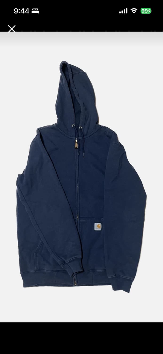 칼하트 네이비 후드집업 m 상품이미지1