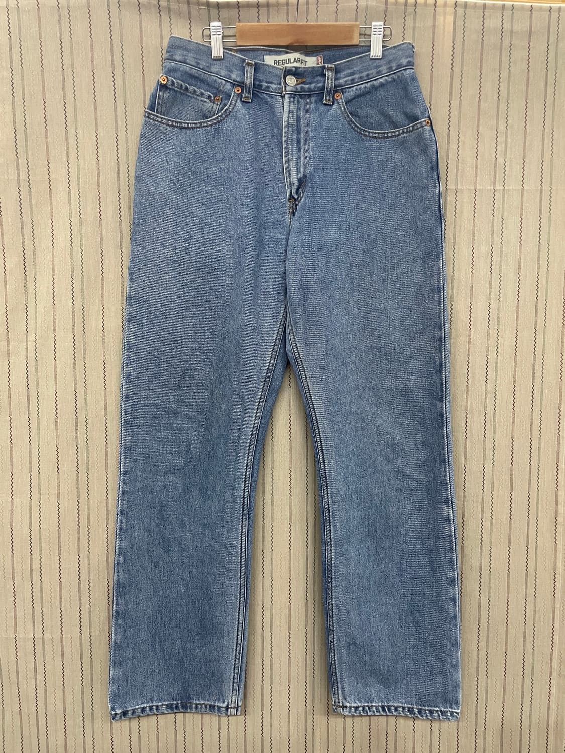 [32] Levi’s 리바이스 505  연청 컬러 레귤러 핏 빈티지 데님 상품이미지1