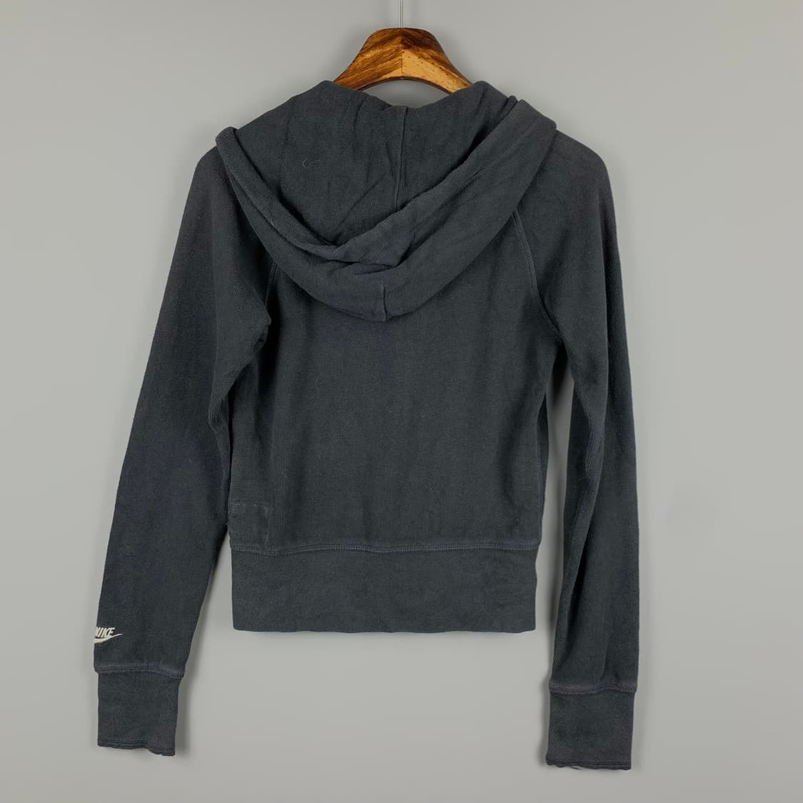 나이키 00s 블랙 니트 후드집업 상품이미지3