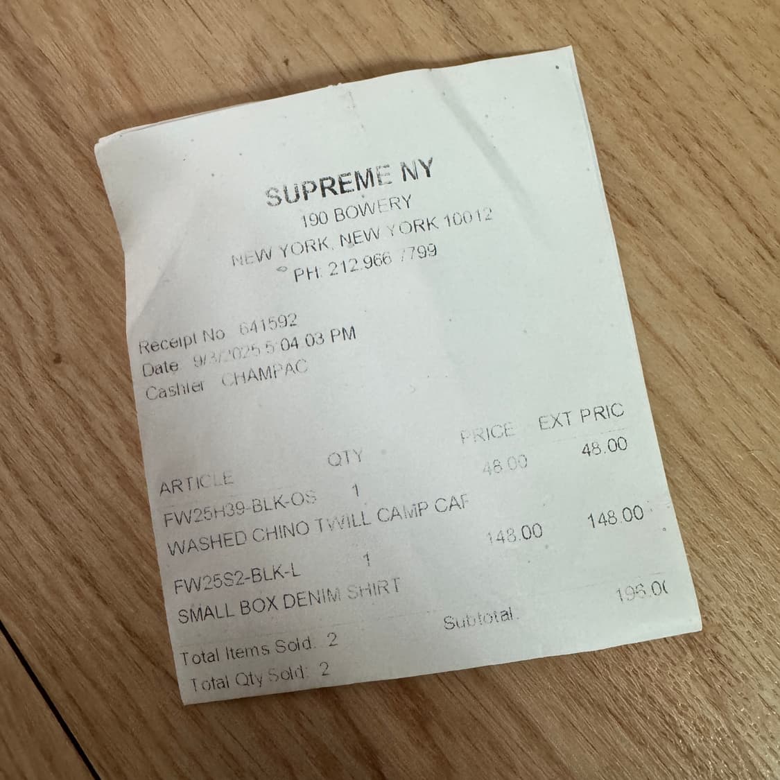 슈프림 스몰박스 데님셔츠 L 새상품 상품이미지2