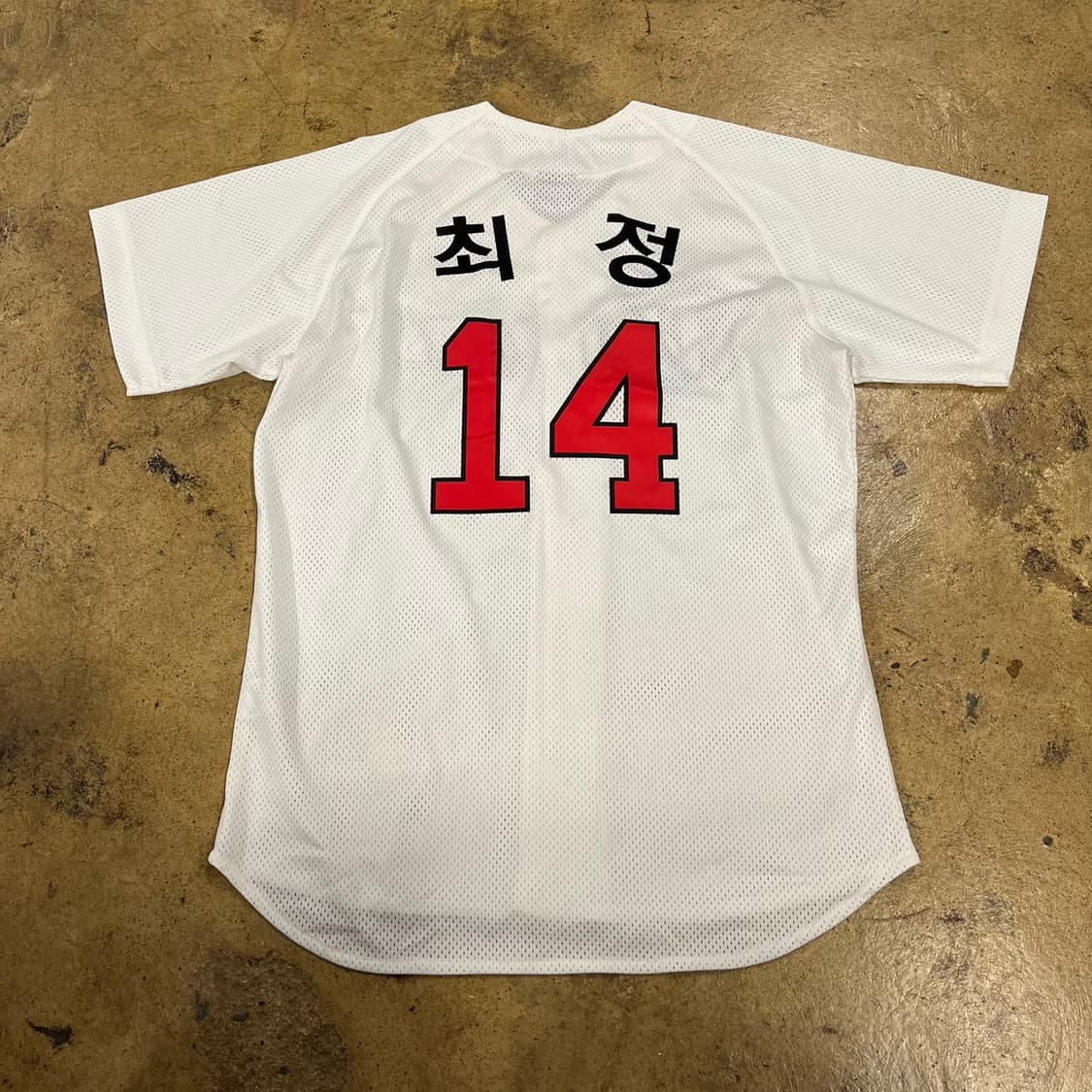 [L] SK 와이번스 야구 유니폼 화이트 최정 b14 상품이미지3