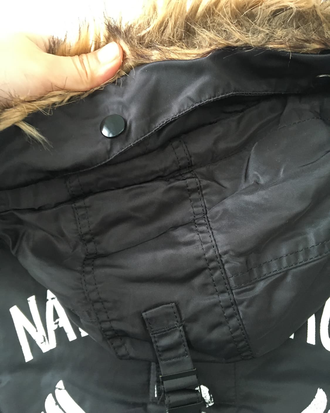 Alpha inderstries fake fur hood jumper 상품이미지9