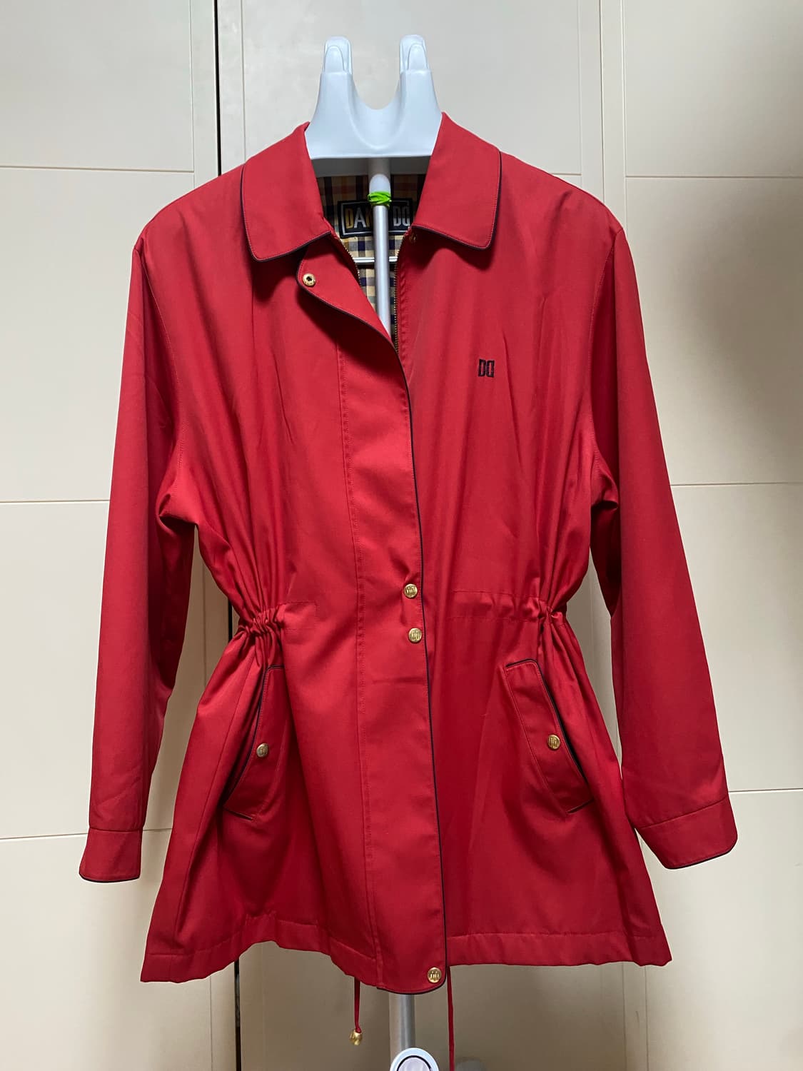 닥스 여성 레드 바람막이 L 상품이미지1